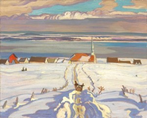 Alexander Young Jackson, Winter, Quebec, (1926)
