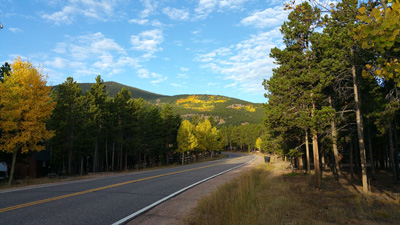 Black Mountain Drive headed toward evergreen400