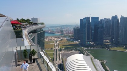 sky deck and port