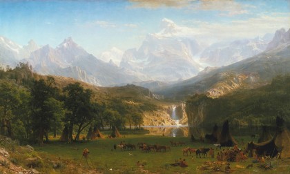 Albert Bierstadt, The Rocky Mountains, Landers Peak. 1863 Fogg Museum, Cambridge