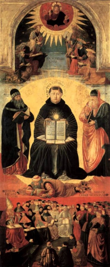 Triumph of Thomas Aquinas, Benozzo Gozzoli