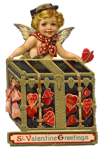 Valentine's Day Cupid-Postman-GraphicsFairy1