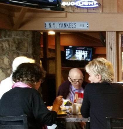 Mother's Day at the New York Deli. Not Rudy. Or, is it?