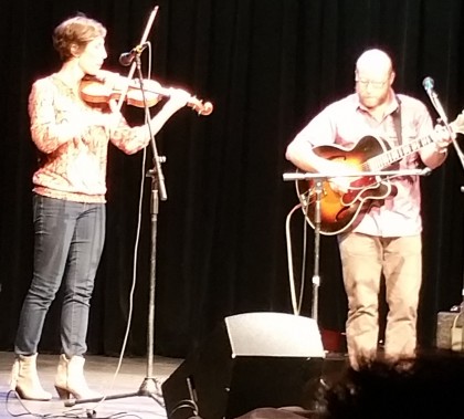 Katie and Greg last night