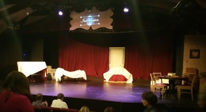 Stage ready for act II
