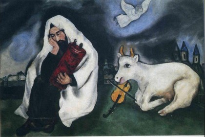solitude-by-marc-chagall. 1933